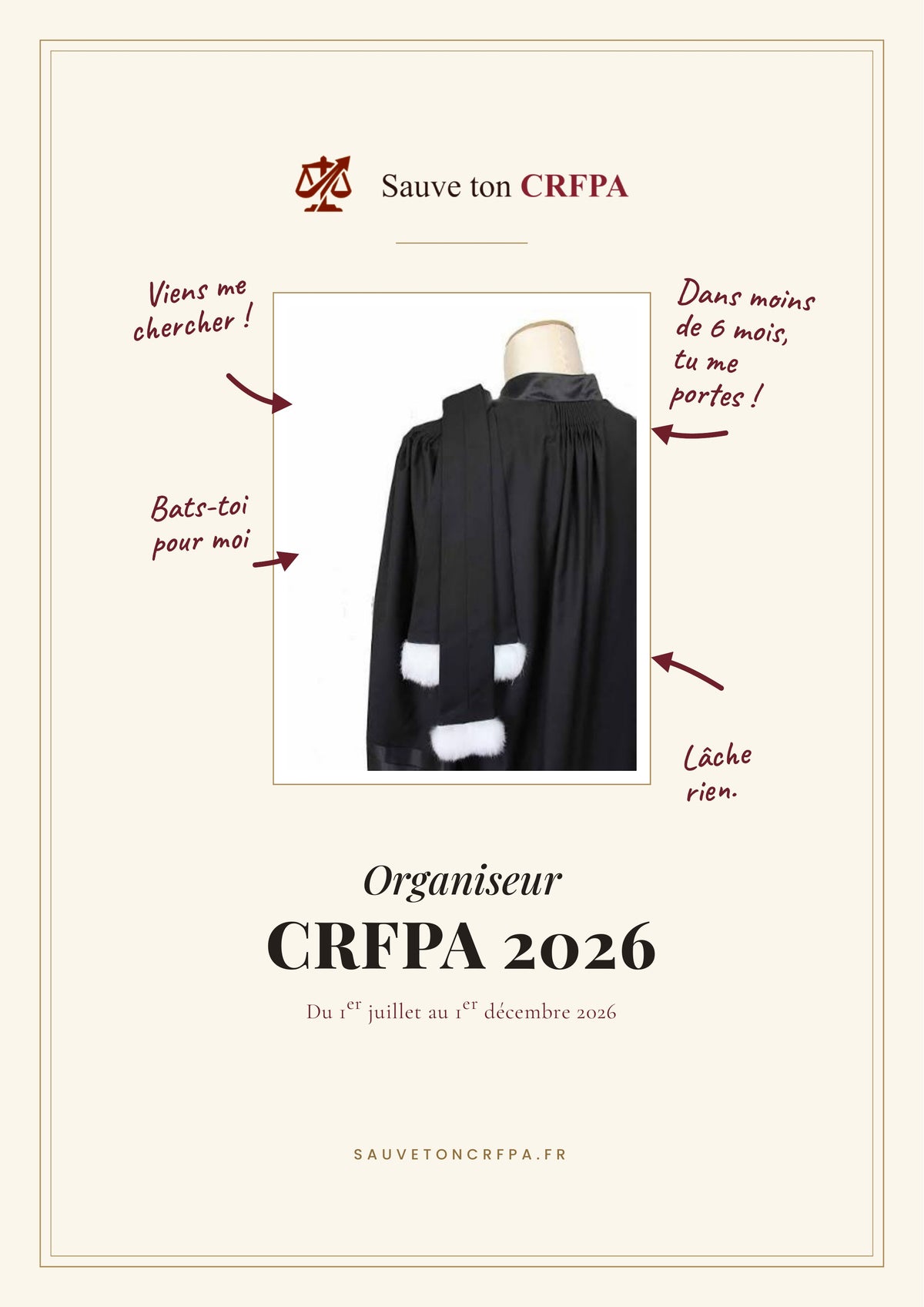 Organiseur SAUVE TON CRFPA 2026